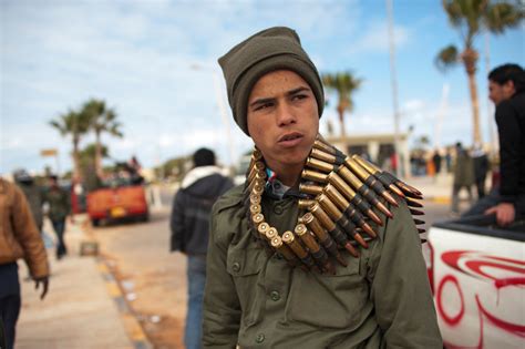 In Libya Boys Try To Join Fight Against Col Muammar El Qaddafi The