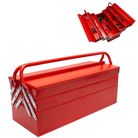 Buy 21 Inch Portable 5 Layer Cantilever Tool Box Heavy Duty Thick