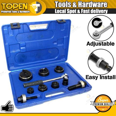 Topen 6 Dies 12 To 2 Knockout Hole Punch Driver Kit Manual Ratchet