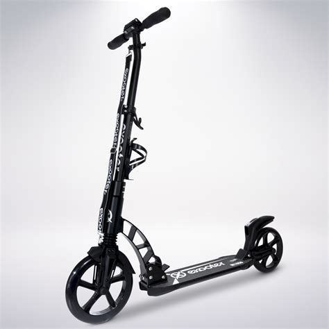 Exooter M1950bk Manual Teen Kick Scooter With Dual Shocks In Black