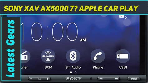 Sony Xav Ax5000 7 Apple Car Play Short Review Youtube