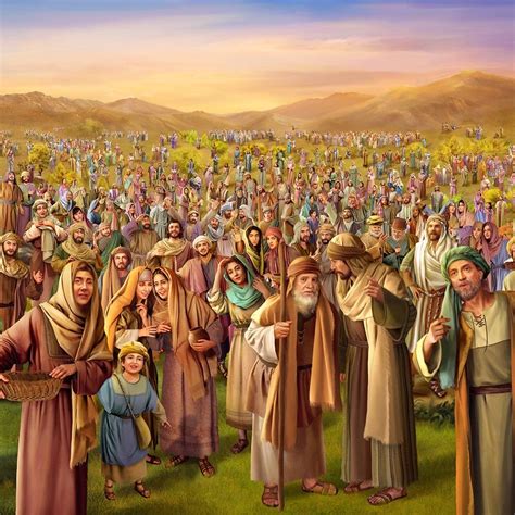 Jesus Feeds The Five Thousand James Johnson Medium 6 Images Jesus