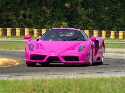 Hot Pink Ferrari Enzo I Want This Car With The License Plate Lordgaga