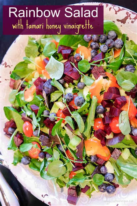 Free shipping on orders over $25 shipped by amazon. Rainbow Salad with Tamari Honey Vinaigrette - Only Gluten ...