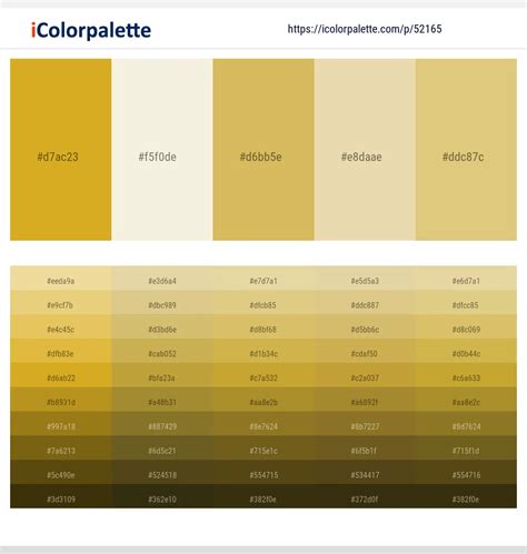 Beige Color Palette Gold Color Scheme Color Schemes Colour Palettes