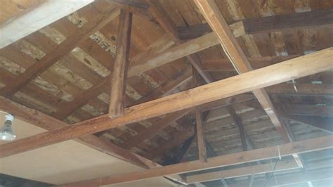 Roof and ceiling construction shall be capable of accommodating all loads imposed in accordance ceiling joists and rafters shall be nailed to each other in accordance with table r802.5.1(9), and the. Garage Ceiling Framing Confusion - Building & Construction ...