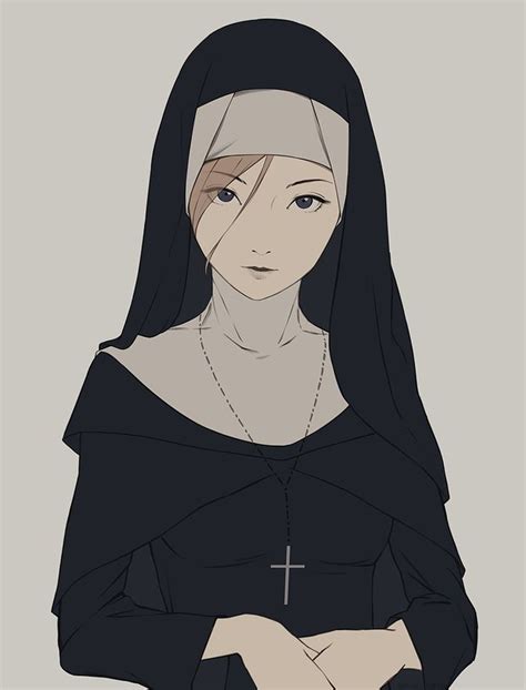 Nun By Miura N Deviantart Com On Deviantart Scary Art Character
