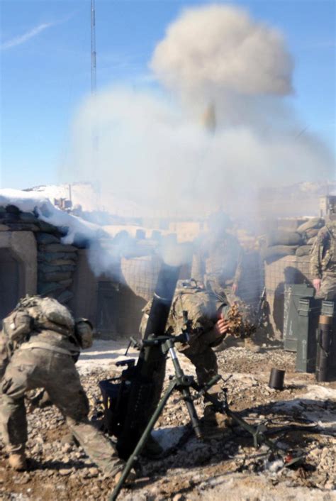 Spartans Conduct Mortar Live Fire In Afghanistan Article The United