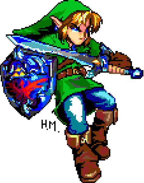 Toon Link Pixel Art Clipart Link The Legend Of Zelda Png Download Images
