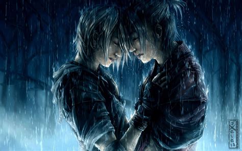 Free Download Rainy Love Wallpaper And Background Image