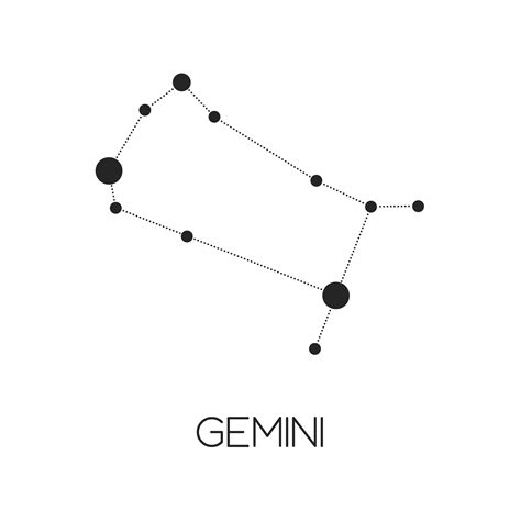 How To Draw Gemini Constellation At How To Draw