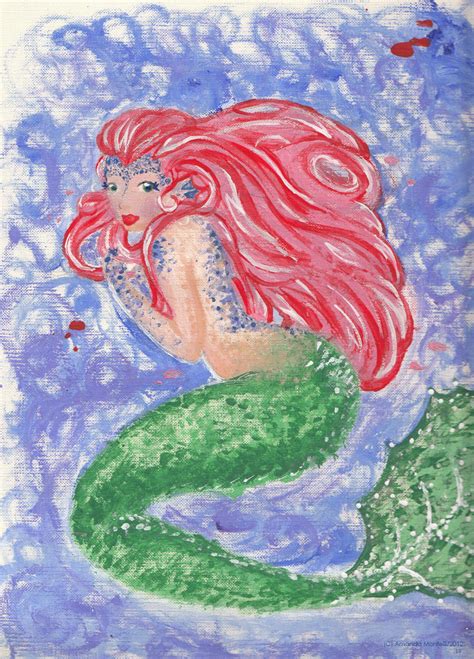 Pink Mermaid By Amimie On Deviantart