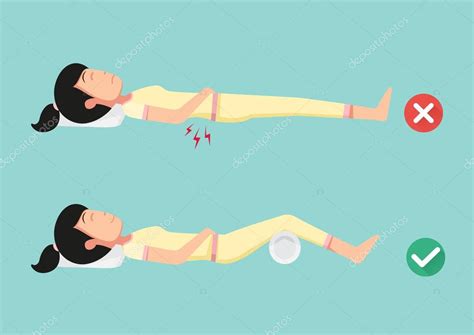 Best And Worst Positions For Sleeping Illustration Stock Vector Image
