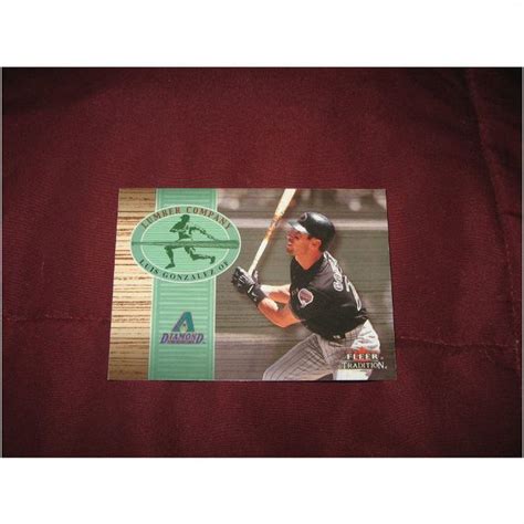 Live quotes, stock charts and expert trading ideas. DIAMONDBACKS : 2002 FLEER TRADTION LUIS GONZALES LUMBER ...