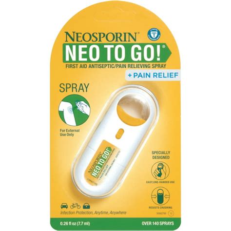 Neosporin Pain Relief Neo To Go First Aid Antisepticpain Relieving