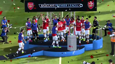 Fifa 14 Arsenal Win The Premier League Youtube