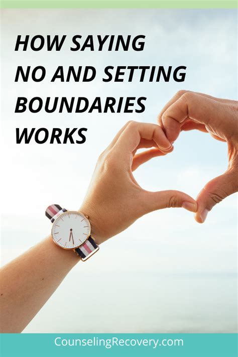 How Saying And Setting Boundaries Works Counseling Recovery Michelle Farris Lmft