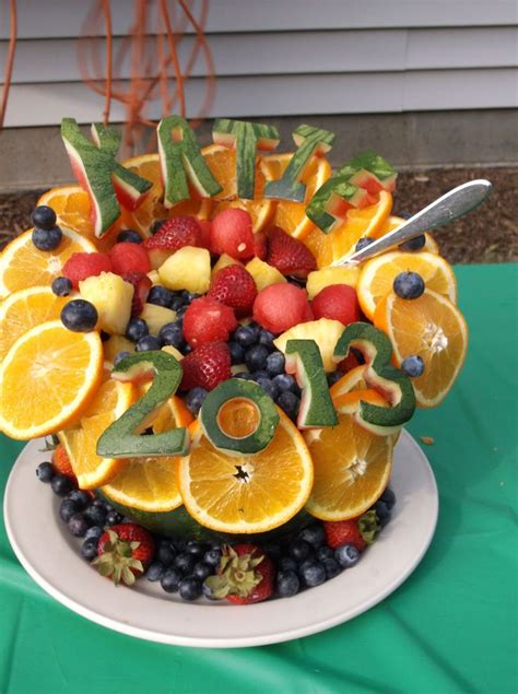35 Best Fruit Tray Ideas For Graduation Party Fruit And Vegetable