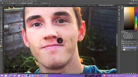 How To Remove Spots In Photoshop Youtube