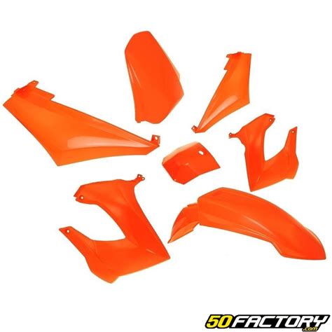 Derbi Senda Smt Rcr Kit De Carenado Naranja Ktm Motocicleta