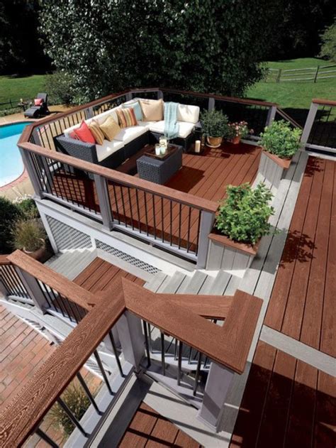 Wooden decks feature a number of design possibilities. Amazing Beautifuly Wood Deck Designs Ideas | Interior ...