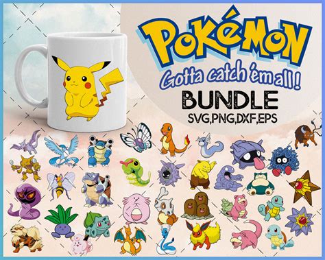 Pokemon Svg Bundle - 2317+ Amazing SVG File - Svg Vector Art, Icons