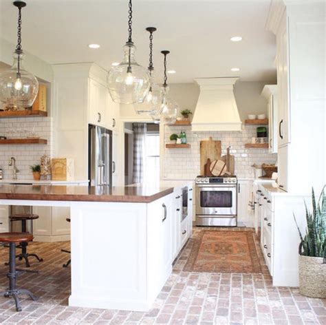 Brick Floor Kitchen Pros Cons Things In The Kitchen