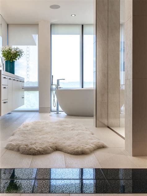 Good here we of which cast thought about designer bathroom rugs and mats. Bath,Rug and Ocean #bathroom #fur #fashion (With images ...