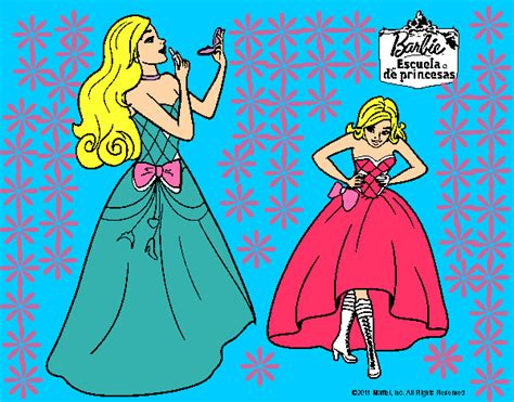 Dibujo De Barbie En Clase De Protocolo Pintado Por Tuga Gs En Dibujos