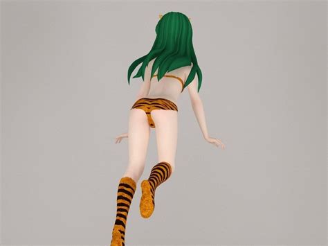 Lum Anime Girl Pose 02 3d Model Cgtrader