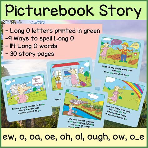 Phonics Story For 9 Long O Word Families Spelling Activities Chart