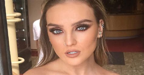 Perrie Edwards Strips To Knickers And Thigh High Boots In Racy Peepshow Daily Star