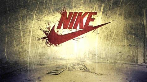 Red Nike Logo In Background Of Lighting Hd Nike Wallpapers Hd