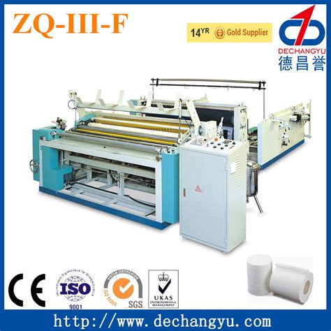 Zq III F Semi Automatic Small Toilet Paper Manufacturing Machines For Small Business China