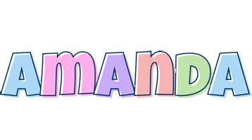 Amanda (movies are from private library) copyright. Amanda Logo | Name Logo Generator - Candy, Pastel, Lager ...