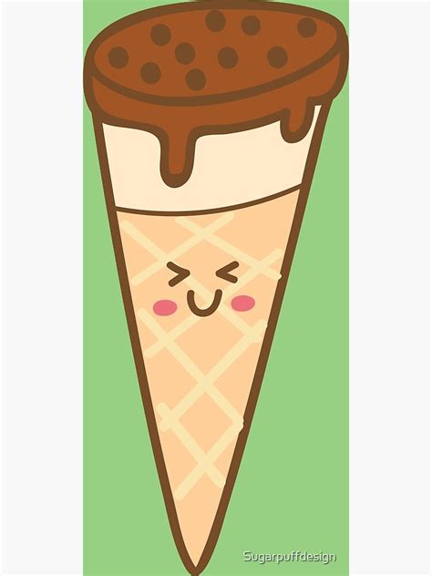 You Can Never Go Wrong With A Cute Cornetto Poster For Sale By Sugarpuffdesign Redbubble