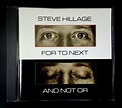 For to Next/And Not Or by Steve Hillage (CD, 1983) for sale online | eBay