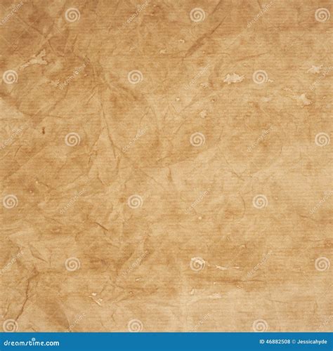 Old Kraft Paper Texture With Creases Stock Photo Image Of Dark Dirt