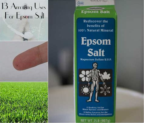 13 Amazing Uses For Epsom Salt Home And Gardening Ideas
