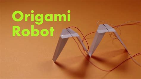 Origami Robot Opensoftmachines Youtube