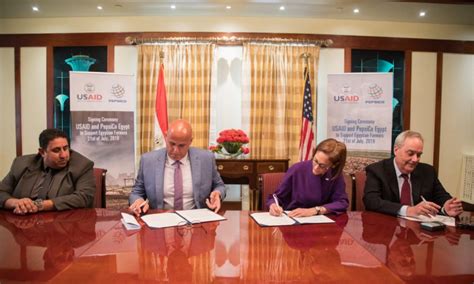 Usaid And Pepsico Egypt Sign A Memorandum Of Understanding To Support Egyptian Farmers Press