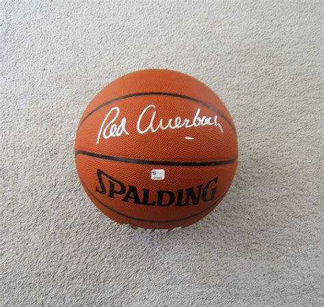 Red Auerbach Boston Celtics Autographed Signed Spaulding Nba Basketball