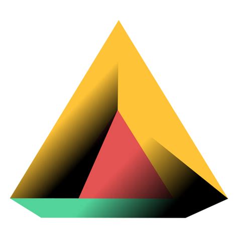 Transparent 3d Pyramid