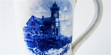 Mug In Glaze Decal Nauset Light Chatham Pottery