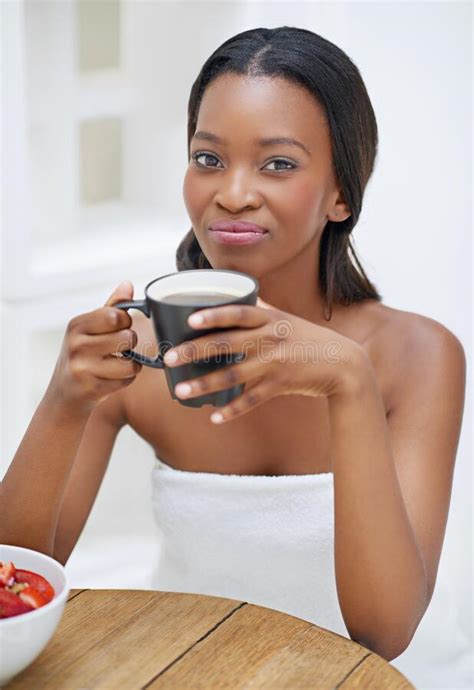 Theres Nothing Better Than My Morning Coffee An Attractive Young Woman Enjoying Her Morning Off