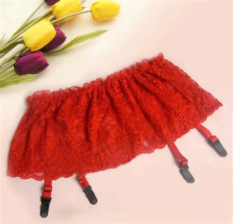 new 1pcs sexy lady 1 layer floral lace garter belt lingerie skirt stocking suspender wholesale