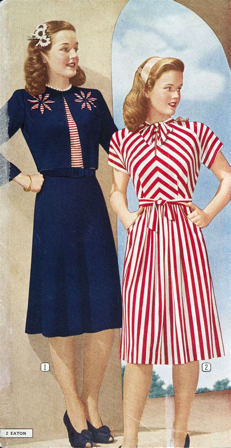 Eaton Spring And Summer Catalog 1945 1940s Fashion 1940s Fashion