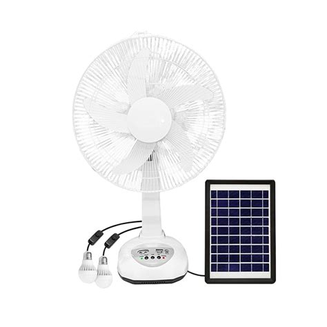 Skyclear Solar Fan 14 Rechargeable Fan 5w Solar Panel With Led