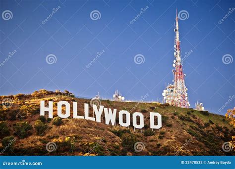 View Of Hollywood Sign In Los Angeles Editorial Photography Image Of