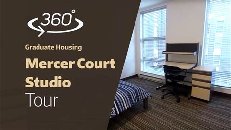 Uw Hfs Graduate Housing Mercer Court Studio 360° Tour Youtube